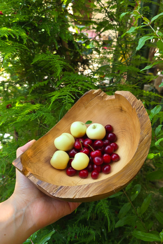 کاسه چوبی روستیک،تک نسخه